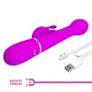 Csiklóizgatós g pont vibrátor Pretty Love Dejon Purple I - akkumulátoros,vízálló