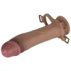 Strapon dildó hámmal Lovetoy Ingen 10" - 23,6 cm dildóval, L/XL/2XL hámmal