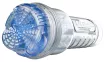 FLESHLIGHT maszturbátor Turbo Core - nonfiguratív, kék színű, vízálló, vibráció nélküli