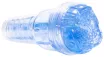 FLESHLIGHT maszturbátor Turbo Core - nonfiguratív, kék színű, vízálló, vibráció nélküli