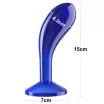 LOVETOY prosztata izgató 6'' Flawless Clear Prostate Plug Blue - kék színben, prosztata ingerlésére, letapasztható, vízálló, 15 cm