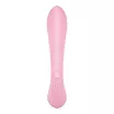 SATISFYER csiklóizgatós vibrátor Triple Oh Pink - rózsaszín színben, masszírozós, három motoros, vízálló, akkumulátoros