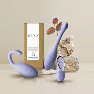 ROCKS-OFF vibrációs tojás Niya 1 - lila színben, rugalmas, távirányítóval, vízálló, akkumulátoros
