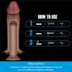 Strapon dildó hámmal Lovetoy Ingen 10" - 23,6 cm dildóval, XS/S/M hámmal