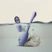 ROCKS-OFF vibrációs tojás Niya 1 - lila színben, rugalmas, távirányítóval, vízálló, akkumulátoros