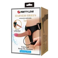 Strapon dildó hámmal Pretty love Kyton - 21,5 cm dildóval