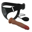 Strapon dildó hámmal Pretty love Kyton - 21,5 cm dildóval