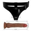 Strapon dildó hámmal Pretty love Kyton - 21,5 cm dildóval