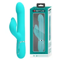Csiklóizgatós g pont vibrátor Pretty Love Falin Green - akkumulátoros,vízálló