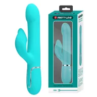 Csiklóizgatós g pont vibrátor Pretty Love Falin Green - akkumulátoros,vízálló