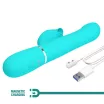 Csiklóizgatós g pont vibrátor Pretty Love Falin Green - akkumulátoros,vízálló