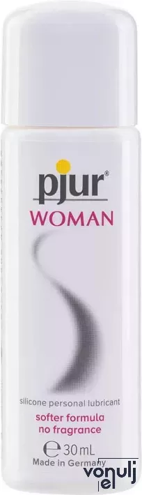 PJUR intim síkosító Woman Bottle 30 ml - szilikon bázisú, érzékeny bőrre, hosszantartó, bőrtápláló hatással, illat- és ízmentes, latex óvszerhez is