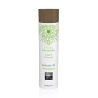 SHIATSU masszázsolaj Massage Oil Stimulation Lotus & Coconut Oil 100 ml - lótusz és kókusz illattal