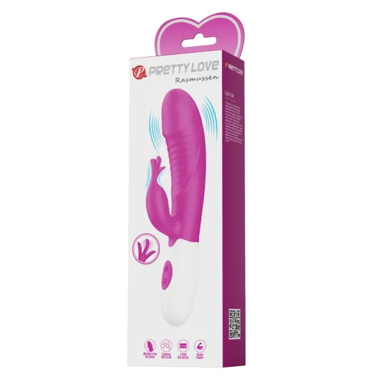 Csiklóizgatós g pont vibrátor Pretty Love Rasmussen Pink - elemes