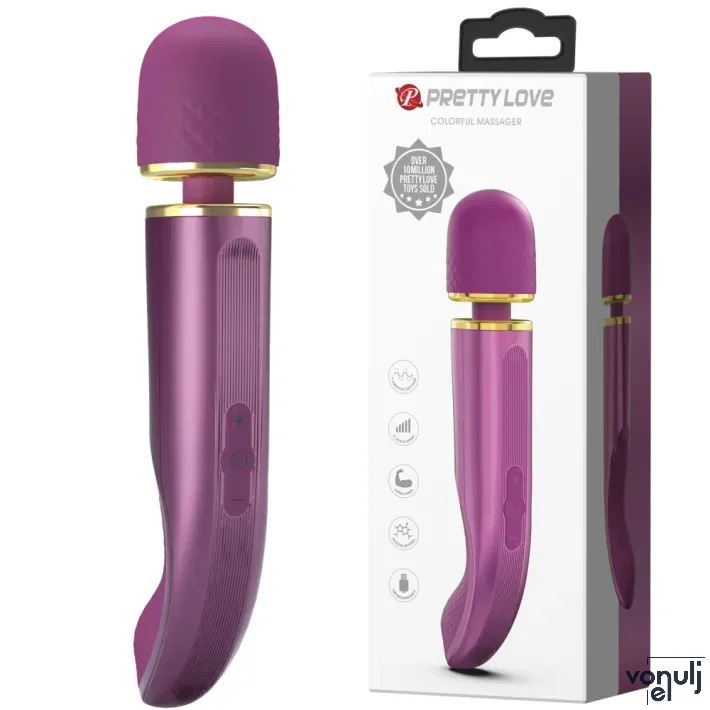 Magic Wand Pretty Love Colorful Massager - akkumulátoros,vízálló