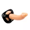 CHISA NOVELTIES felcsatolható dildó RGB Slim "G" Dong - realisztikus, testszínű, állítható hámmal, PVC (19 cm)