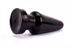 LOVETOY fenékdugó King Sized Anal Shocker - fekete színben, letapasztható, PVC (19 cm)
