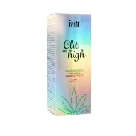 INTT stimuláló spray Clit Me High Cannabis Oil 15 ml - csiklóstimuláló, cannabis illatú, melegítő és pulzáló hatással