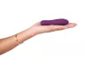 SVAKOM minivibrátor Tulip Violet - lila színben, vízálló, bordázott, stimuláló felszínnel, akkumulátoros