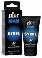 PJUR erekciónövelő és bőrápoló gél - Man steel gel 50 ml