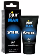 PJUR erekciónövelő és bőrápoló gél - Man steel gel 50 ml