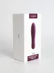 SVAKOM minivibrátor Tulip Violet - lila színben, vízálló, bordázott, stimuláló felszínnel, akkumulátoros
