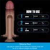 Strapon dildó hámmal Lovetoy Ingen 9" - 21,4 cm dildóval, L/XL/2XL hámmal
