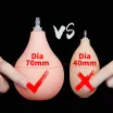 LOVETOY élethű dildó 9" SQUIRT EXTREME DILDO - közepes méretű, herékkel, ejakuláló, nagy pumpa, letapasztható, PVC (23 cm)