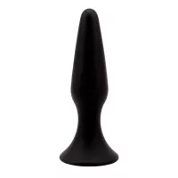CHISA NOVELTIES fenékdugó Black Mont L Silicone Plug - fekete színben, L méretben, vízálló, szilikon, 11,5 cm