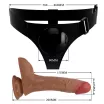 Strapon vibrátor hámmal Pretty love Oher Harness Briefs - 20 cm dildóval