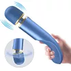 Magic Wand Pretty Love Colorful Massager Blue - akkumulátoros,vízálló