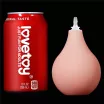 LOVETOY élethű dildó 9" SQUIRT EXTREME DILDO - közepes méretű, herékkel, ejakuláló, nagy pumpa, letapasztható, PVC (23 cm)