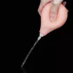 LOVETOY élethű dildó 9" SQUIRT EXTREME DILDO - közepes méretű, herékkel, ejakuláló, nagy pumpa, letapasztható, PVC (23 cm)