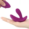 LOVETOY csiklóizgatós vibrátor O-Sensual Remote Rider - lila színben, vízálló, távirányítós, akkumulátoros