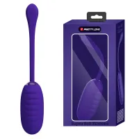 Vibrációs tojás PRETTY LOVE Kirk Purple - akkumulátoros