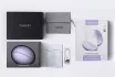 SVAKOM léghullámos csiklóizgató Pulse Galaxie Metallic Lilac - lila színben, kivetítő projektorral, ingyenes applikációval, vízálló, akkumulátoros