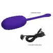 Vibrációs tojás PRETTY LOVE Kirk Purple - akkumulátoros