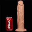 LOVETOY élethű vibrátor 11'' Realistic Long Vibrating Dildo Flesh -  vízálló, tapadókoronggal, távirányítóval, elemes, PVC (28 cm)