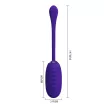 Vibrációs tojás PRETTY LOVE Kirk Purple - akkumulátoros