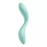 SATISFYER G-pont vibrátor Rrrolling Pleasure Mint - menta színben, forgó funkcióval, vízálló, akkumulátoros