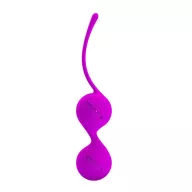 PRETTY LOVE gésagolyó Kegel Tighten Up I Purple - lila színben, azonos méretű golyókkal, vízálló