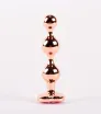 X-MEN análbot Secret Shine Booty Call S II - rosegold színben, vibráció nélküli, vízálló, 10 cm