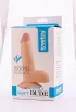 LOVETOY élethű dildó 7.5" ULTRA SOFT DUDE - közepes méretű, ultra rugalmas, herékkel, letapasztható, TPE (19 cm)