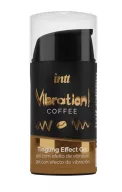 INTT stimuláló gél Vibration Coffee Airless Bottle 15 ml - csiklóstimuláló, orális szexhez is, kávé ízű, melegítő és bizsergető hatással