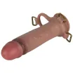 Strapon dildó hámmal Lovetoy Ingen 9" - 21,4 cm dildóval, XS/S/M hámmal