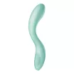 SATISFYER G-pont vibrátor Rrrolling Pleasure Mint - menta színben, forgó funkcióval, vízálló, akkumulátoros