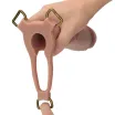 Strapon dildó hámmal Lovetoy Ingen 9" - 21,4 cm dildóval, XS/S/M hámmal