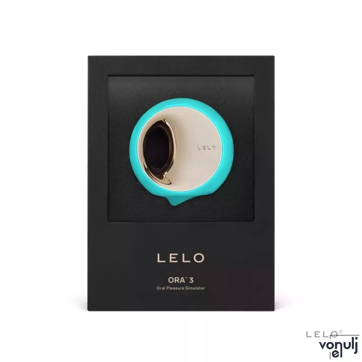 LELO rezgő csiklóvibrátor Ora 3 Aqua - türkiz színben, vízálló, akkumulátoros