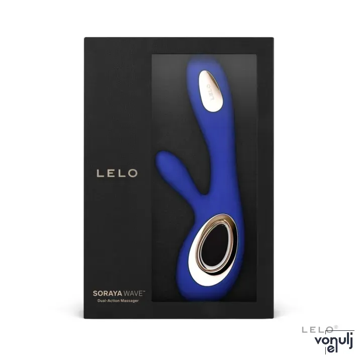 LELO csiklóizgatós vibrátor Soraya Wave Midnight Blue - királykék színben, vízálló, akkumulátoros