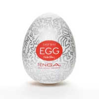 TENGA maszturbációs tojás Keith Haring Party - vízálló, egyszer használatos